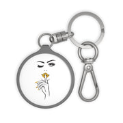 Serene Bombshell Chic Keyring Tag with Stylish Design, Key Holder