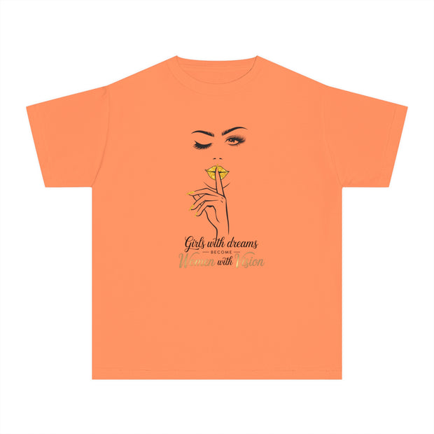 Stylish Youth Tee - Girls with Dreams Graphic T-Shirt for Trendy Kids