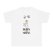 Born to Shine Stylish Youth Tee - Graphic T-Shirt for Trendy Kids