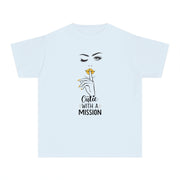 Cutie with a Mission Stylish Youth Tee - Graphic T-Shirt for Trendy Kids