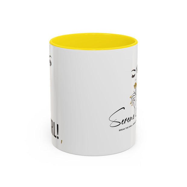 Serene Bombshell "Go Girl" Accent Coffee Mug (11, 15oz)