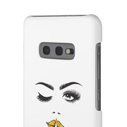 Serene Bombshell Phone Case, Chic Snap Case, Stylish Phone Cover