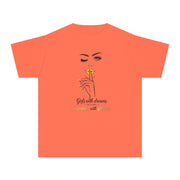 Stylish Youth Tee - Girls with Dreams Graphic T-Shirt for Trendy Kids