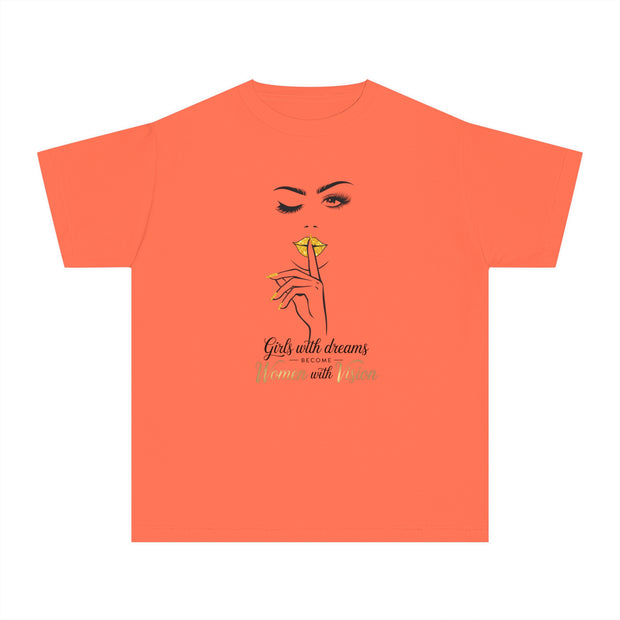 Stylish Youth Tee - Girls with Dreams Graphic T-Shirt for Trendy Kids