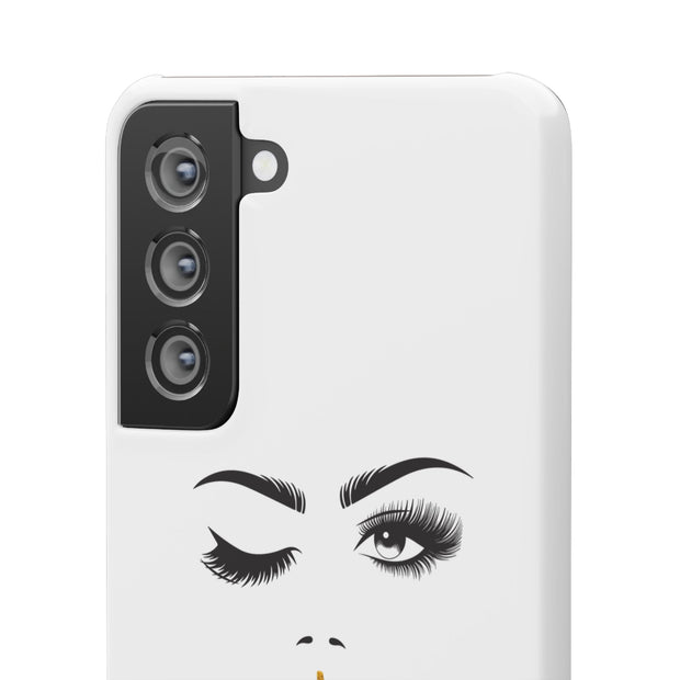 Serene Bombshell Phone Case, Chic Snap Case, Stylish Phone Cover