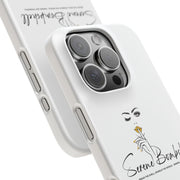 Serene Bombshell Phone Case, Chic Snap Case, Stylish Phone Cover