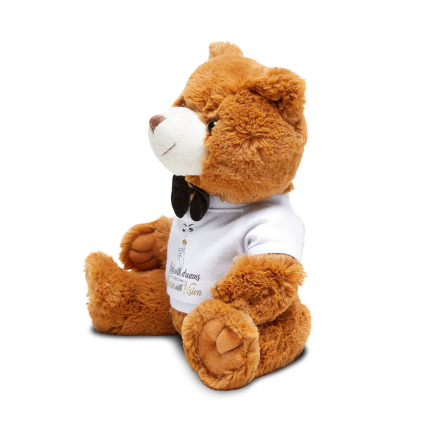 Girls with Dreams Charming Plush Teddy Bear with Customizable T-Shirt