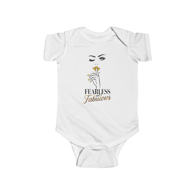 Fearless and Fabulous Cute Baby Bodysuit, Funny Baby Clothes, Newborn Gift