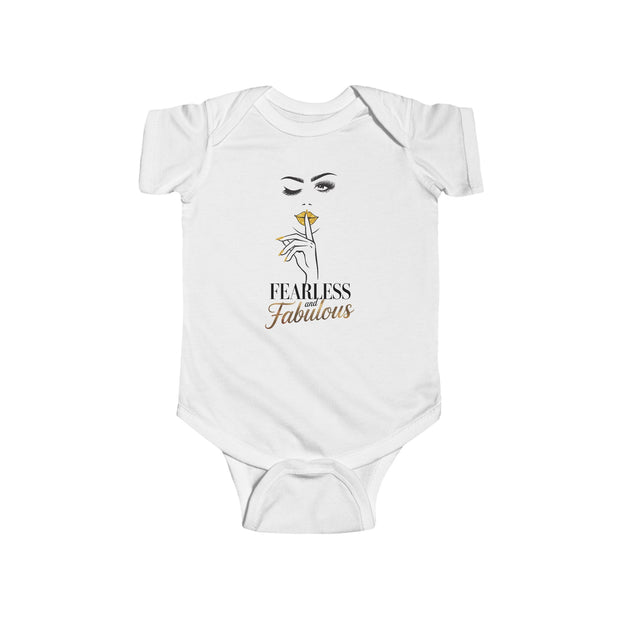 Fearless and Fabulous Cute Baby Bodysuit, Funny Baby Clothes, Newborn Gift