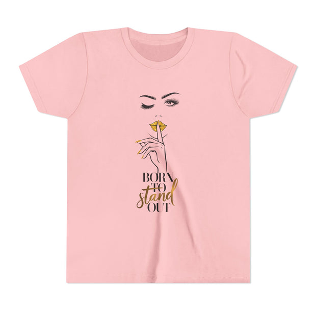 Born To Stand Out Youth Tee, Stylish Graphic Young Adult Shirt