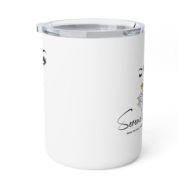Serene Bombshell Insulated Coffee Mug - 10oz, Personalized Gift
