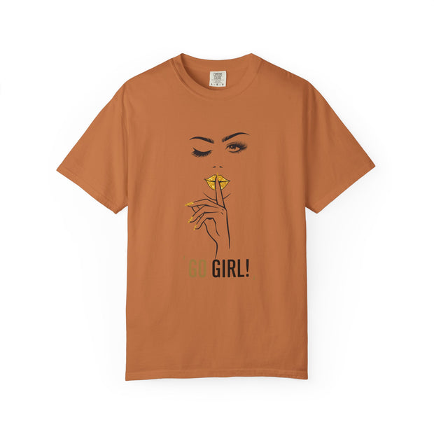 Serene Bombshell Inspirational T-shirt - 'GO GIRL!' Graphic Tee, Women's Empowerment