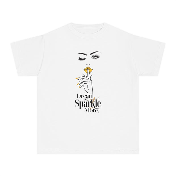 Stylish Youth Tee - Dream Big, Sparkle More Graphic T-Shirt for Trendy Kids