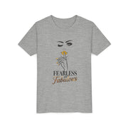 Fearless and Fabulous Youth Tee, Stylish Graphic Young Adult Shirt