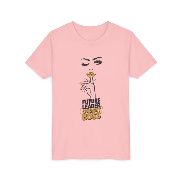 Future Leader, Current Boss Youth Tee, Stylish Graphic Young Adult Shirt