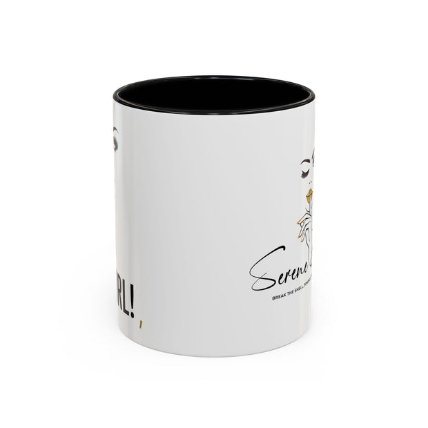 Serene Bombshell "Go Girl" Accent Coffee Mug (11, 15oz)