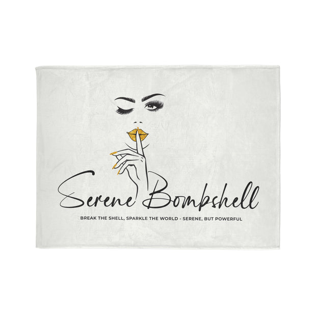 Serene Bombshell Blanket - Cozy Throw for Relaxation, Living Room Decor