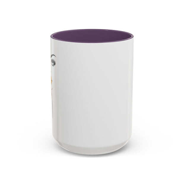 Serene Bombshell Stylish Black-Handled Coffee Mug - Perfect for Morning Brew