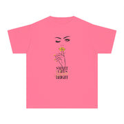 Smart Girls Shine Bright Stylish Youth Tee - Graphic T-Shirt for Trendy Kids