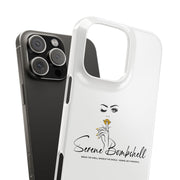 Serene Bombshell Phone Case, Chic Snap Case, Stylish Phone Cover
