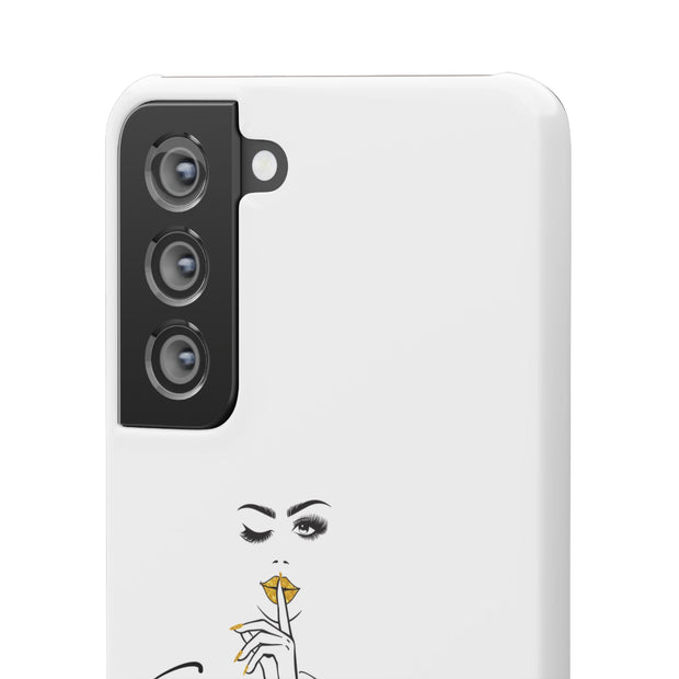 Serene Bombshell Phone Case, Chic Snap Case, Stylish Phone Cover