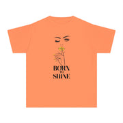 Born to Shine Stylish Youth Tee - Graphic T-Shirt for Trendy Kids