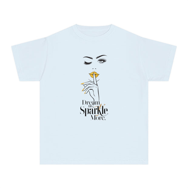 Stylish Youth Tee - Dream Big, Sparkle More Graphic T-Shirt for Trendy Kids