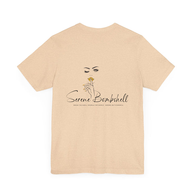 Serene Bombshell Empowering Graphic Tee "Go Girl" for Confident Women