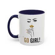Serene Bombshell "Go Girl" Accent Coffee Mug (11, 15oz)