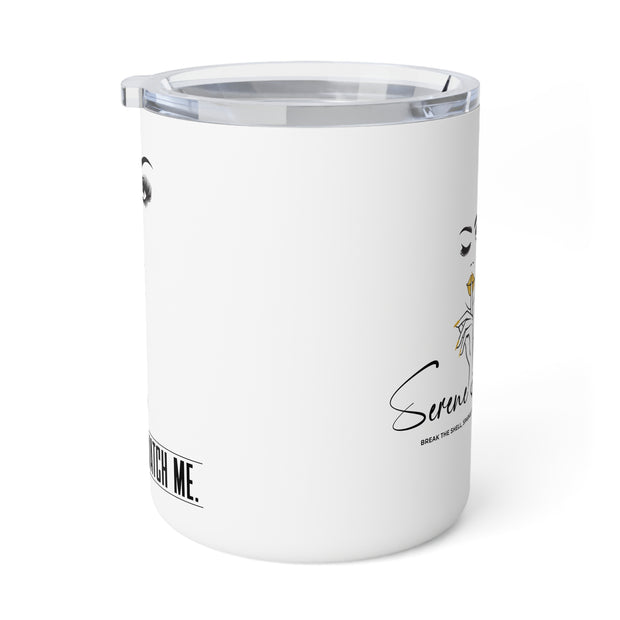 Serene Bombshell "I can. I will, Watch me" Insulated Coffee Mug - 10oz, Personalized Gift