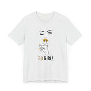 Serene Bombshell Empowering Graphic Tee "Go Girl" for Confident Women
