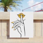 Serene Bombshell Chic Whisper Beach Towels | Summer Vibes