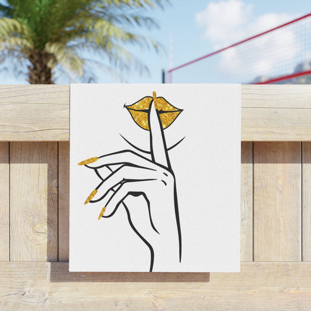 Serene Bombshell Chic Whisper Beach Towels | Summer Vibes