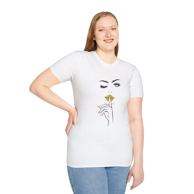 Serene Bombshell Chic Statement T-Shirt - Graphic Tee