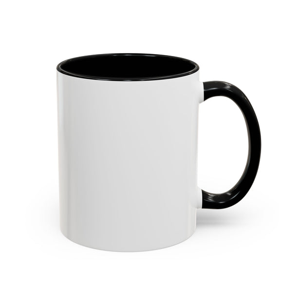 Serene Bombshell Stylish Black-Handled Coffee Mug - Perfect for Morning Brew