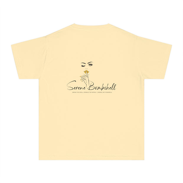 Stylish Youth Tee - Scenic Bombshell in the Making Graphic T-Shirt for Trendy Kids