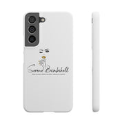 Serene Bombshell Phone Case, Chic Snap Case, Stylish Phone Cover