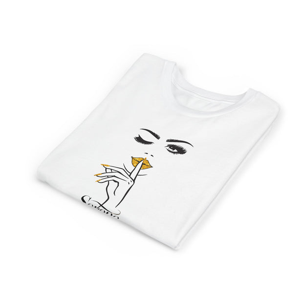 Serene Bombshell in The Making Youth Tee, Stylish Graphic Young Adult Shirt