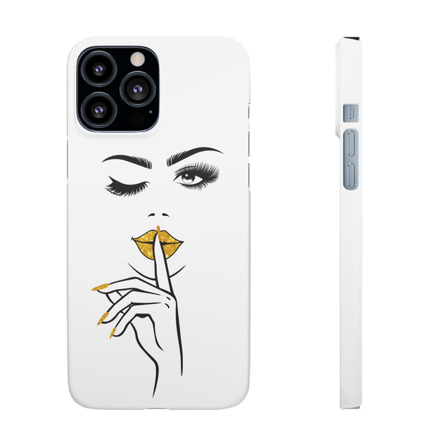 Serene Bombshell Phone Case, Chic Snap Case, Stylish Phone Cover