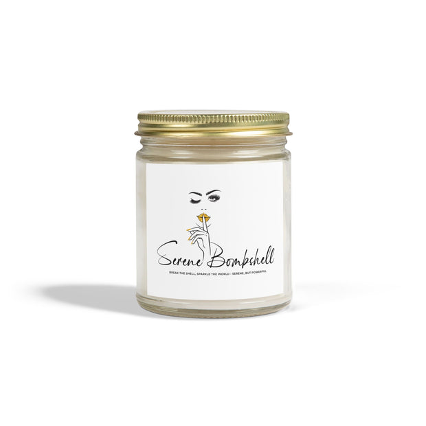Serene Bombshell Chic Scented Candles - Coconut Apricot Wax | Stylish Home Decor