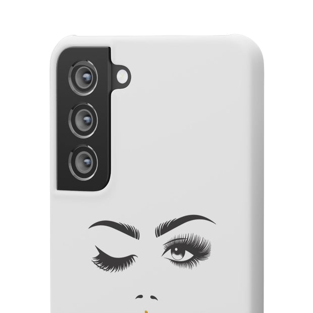Serene Bombshell Phone Case, Chic Snap Case, Stylish Phone Cover