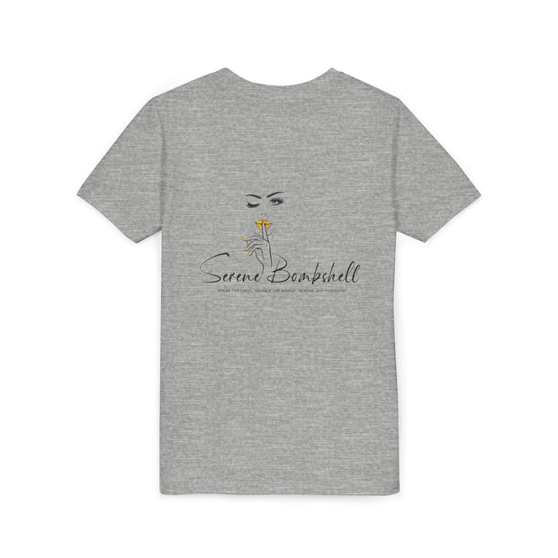 Born to Shine Youth Tee, Stylish Graphic Young Adult Shirt