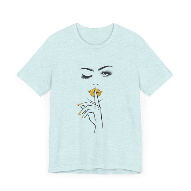 Serene Bombshell Empowering Graphic Tee for Confident Women