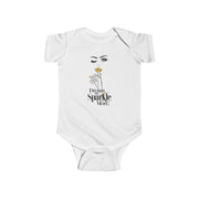 Dream Big, Sparkle More Cute Baby Bodysuit, Funny Baby Clothes, Newborn Gift