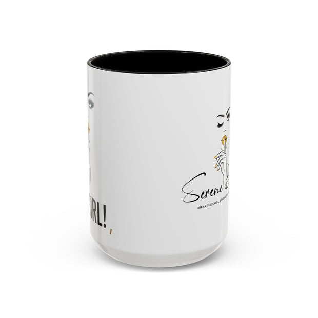 Serene Bombshell "Go Girl" Accent Coffee Mug (11, 15oz)