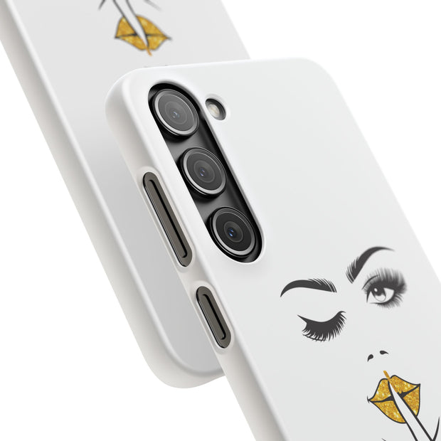 Serene Bombshell Phone Case, Chic Snap Case, Stylish Phone Cover