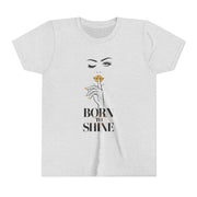 Born to Shine Youth Tee, Stylish Graphic Young Adult Shirt