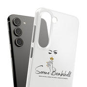 Serene Bombshell Phone Case, Chic Snap Case, Stylish Phone Cover