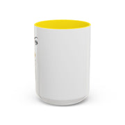 Serene Bombshell Stylish Black-Handled Coffee Mug - Perfect for Morning Brew