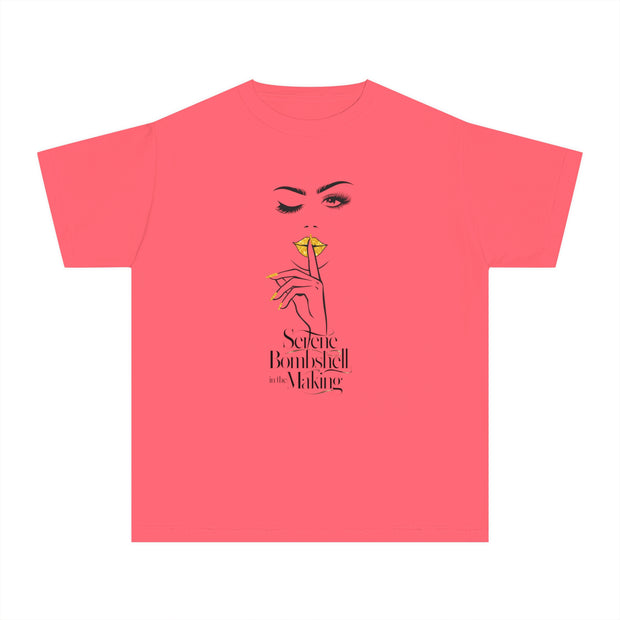 Stylish Youth Tee - Scenic Bombshell in the Making Graphic T-Shirt for Trendy Kids